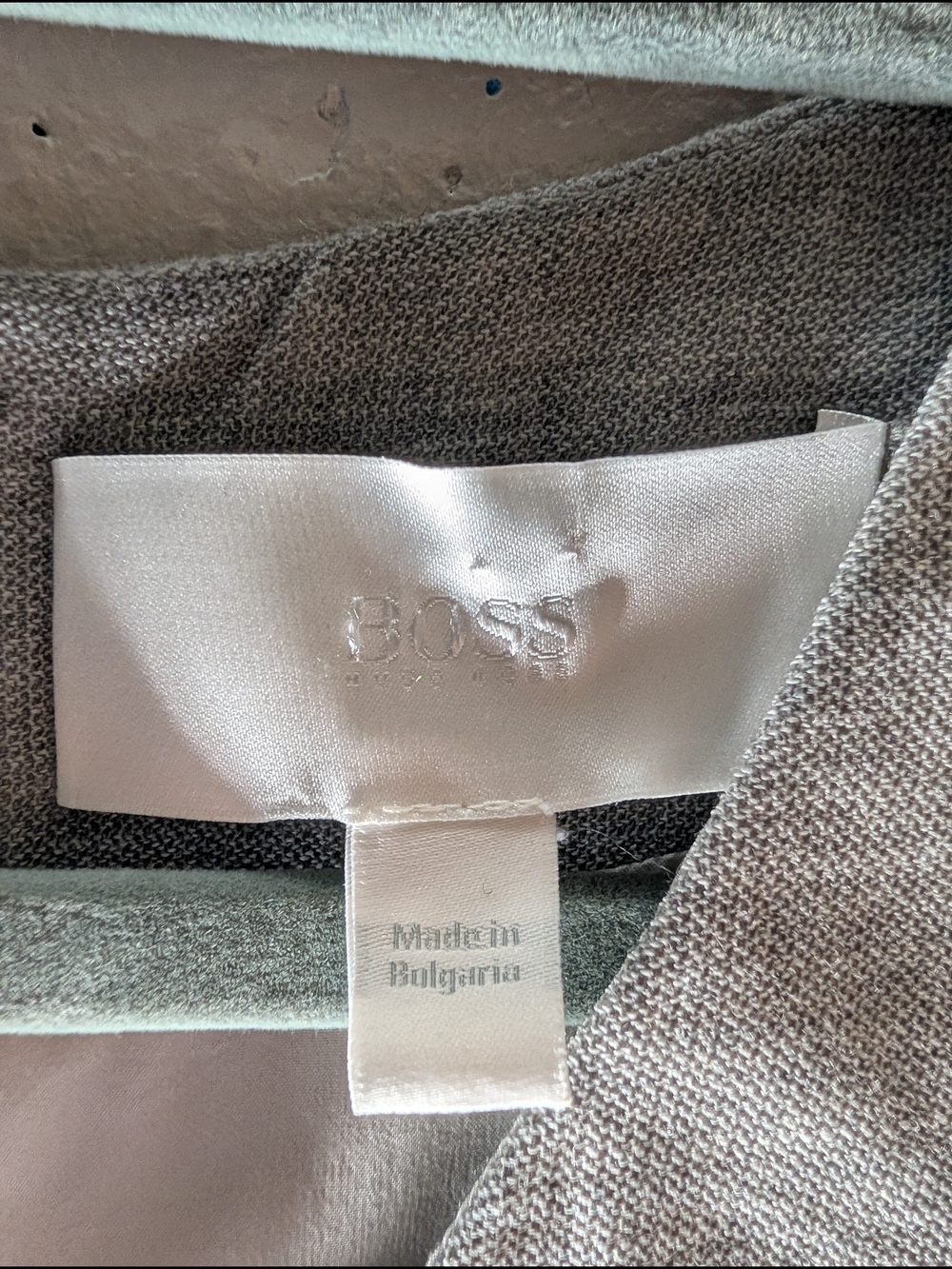 Hugo Boss Deshina 100% Virgin Wool Sheath Dress Gray Office Luxury - Picture 6 of 9